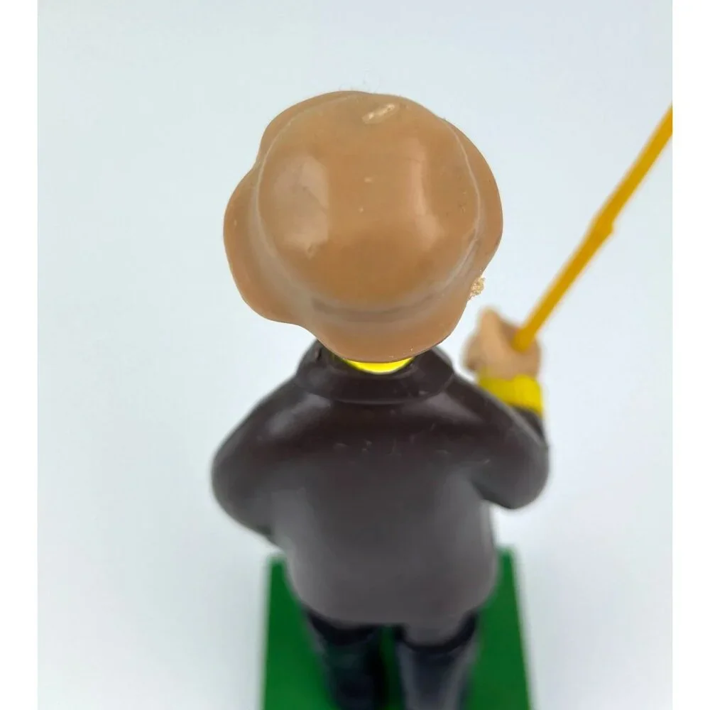 Wilton Cake Topper Old Man Fishing Pole Boot Vintage Made in Hong Kong Plastic